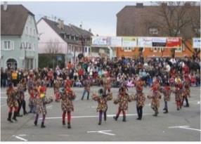 Mardi 28 février Journée Gauklertag Fête traditionnelle de carnaval avec un défilé de différents groupes costumés. Dès 14h00, Place du marché.