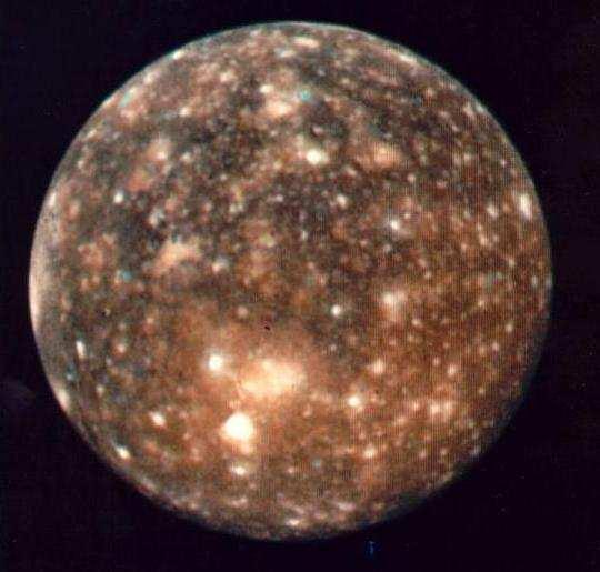 Callisto : Diamètre: 4 820Km.