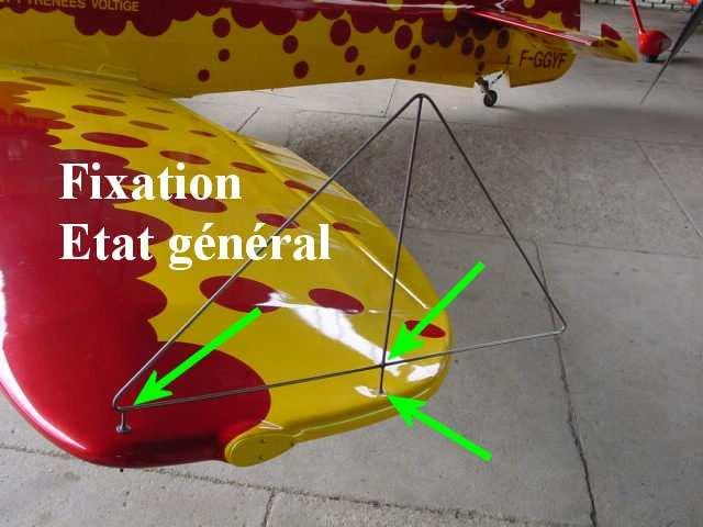 Sur le CAP 10 sa position le rend peu exposé lors des manipulation de l avion.