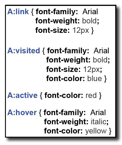 Exemple de définition d de la balise <a> B.MAHMOUD Chaker Les feuilles de Styles 37 Exemple <html><head> <style type="text/css">.