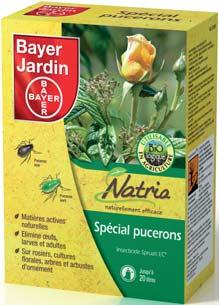 Spécial Pucerons Utilisable en agriculture biologique, ce «spécial pucerons» à base de pyrèthre naturel et d