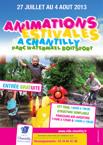 ...tout le monde peut s amuser à Chantilly r Animations estivales dans le parc Watermael-Boitsfort Du 27 juillet au 4 août pour tous.