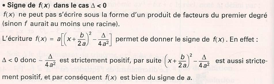 Forme factorisée : P(x) = (x + 9)(x - 1).