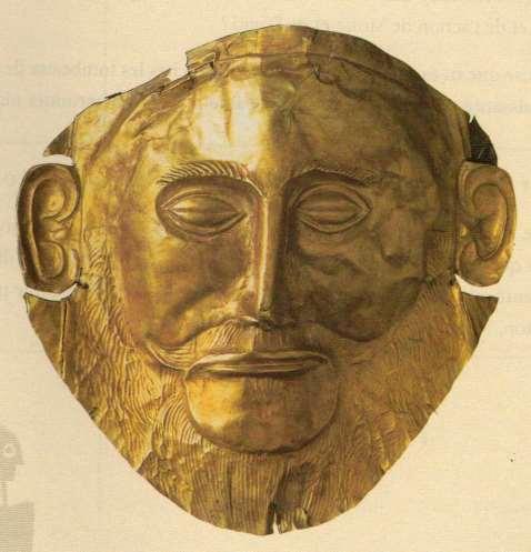 Masque mortuaire, dit d Agamemnon, en