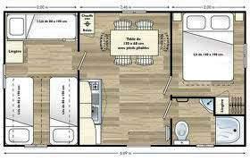 Descriptif des locations Rental description DOMINO ECO (année 2010) : 25m² avec terrasse, résidence mobile 5 places, 2 chambres séparées (1 lit 1.40 + 3 lits 0.