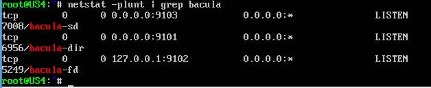 4.3. La console d administration et le fichier bconsole.conf : bconsole est l utilitaire standard d administration de Bacula.
