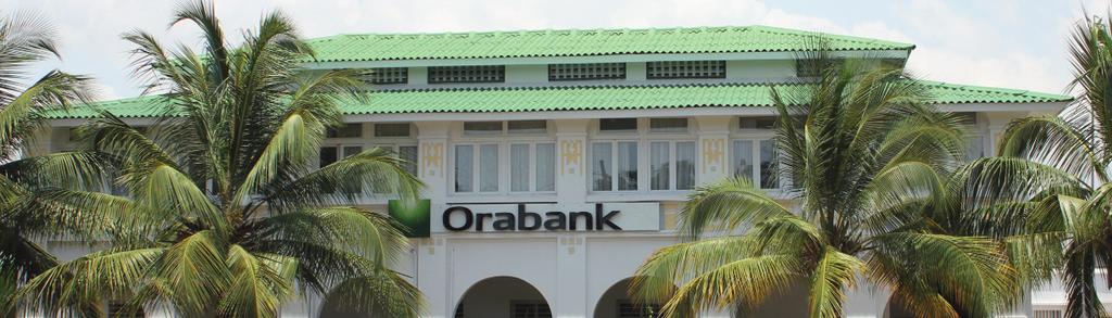 Orabank Togo Source : Rapport de la Commission Bancaire de l UEMOA PART DES CRÉDITS 2012 DATE DE CRÉATION : 2003 EFFECTIF : 75 NOMBRE D AGENCES : 8 NOMBRE DE COMPTES : 5 400 À FIN JUIN 2012 DG : GUY