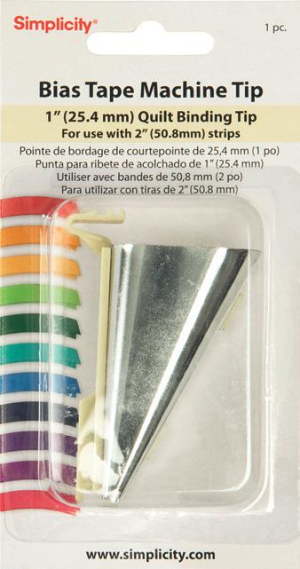 109 881464001 Quilt binding tip 1 (25,40mm) Pointe de bordage de courtepointe de 1 (25,4mm) Quilt binding