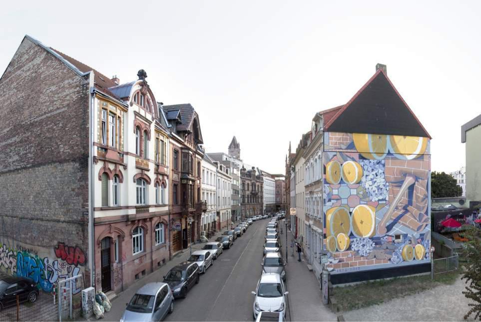 Mural #4: Aryz (Barcelona, ES) Aryz: Sans titre, Nassauerstraße 16, 66111 Sarrebruck (Nauwieser Viertel) - Mois: mai (Photo: Aryz) La Lituanie, la Finlande, l Ukraine, la Chine, le Maroc ou l île de