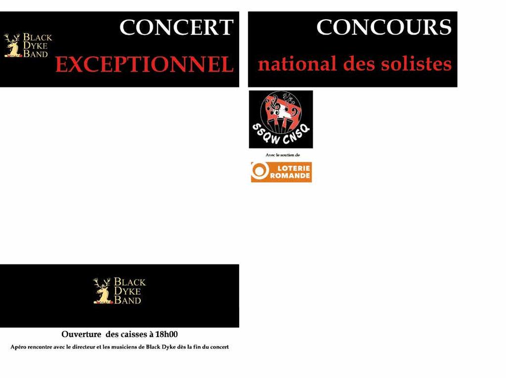 Schweizerischer Solo- und Quartettwettbewerb für Blechblasinstrumente (SSQW) Concours national de solistes et quatuors d instruments de cuivre (CNSQ)