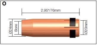 Parweld B3600-50ER 5 Mètre Premium de soudage MIG torche