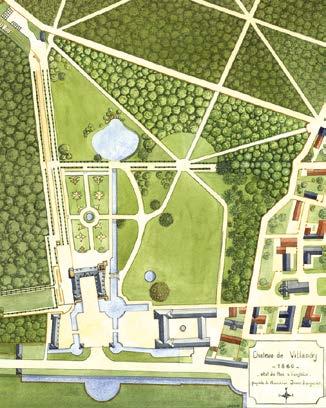 Région des Pays de la Loire intervention pour le baron Angellier, le parc sera repris par l illustre Édouard André ; à l Islette près d Azayle-Rideau où l ancien jardin principal, au