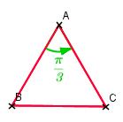 Déterminer une mesure de chacun des angles orientés suivants : a) (BA, BC) ; b) (CB, AC) () Avec les renseignements portés sur la figure, démontrer que les droites (AB) et (DE) sont parallèles.