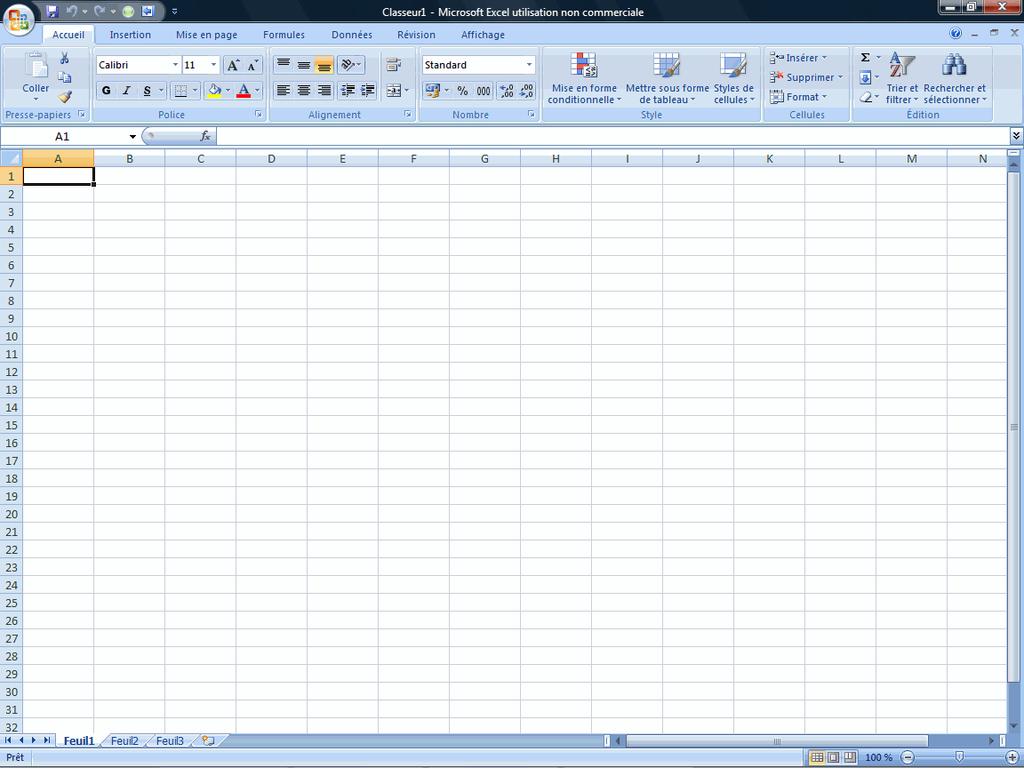 Feuille de calcul Excel est utile pour réaliser des calculs en tout genre.