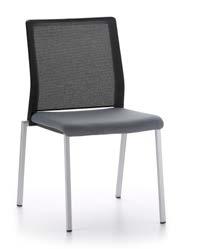 Le dossier a une courbure ergonomique convexe afin d offrir un soutien correct pour une chaise conçue pour un usage multiple.