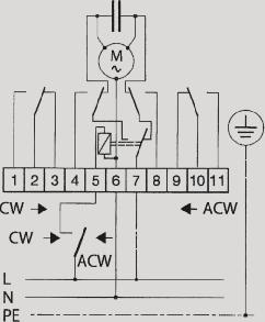 pour 90-10 C bis 55 C la formation d eau de condensation doit être évitée) 50 Nm Schéma de circuit EA500R contact de commande Matériau partie inférieure: