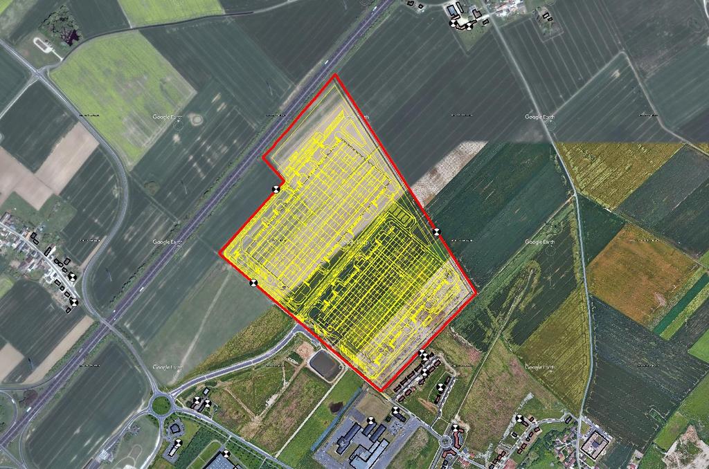4 RAPPEL - ETAT SONORE INITIAL 4.1 Description du site et des points de mesure Le site étudié est situé à Meung Sur Loire (45). La future plateforme logistique sera en activité de 5h à 22h.