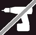 Akkuschrauber verwenden Do not use a cordless screwdriver Ne pas utiliser de tournevis à pile PZ2-Schraubendreher verwenden Use a PZ2 screwdriver Utiliser un tournevis PZ2 Klick-Geräusch beim