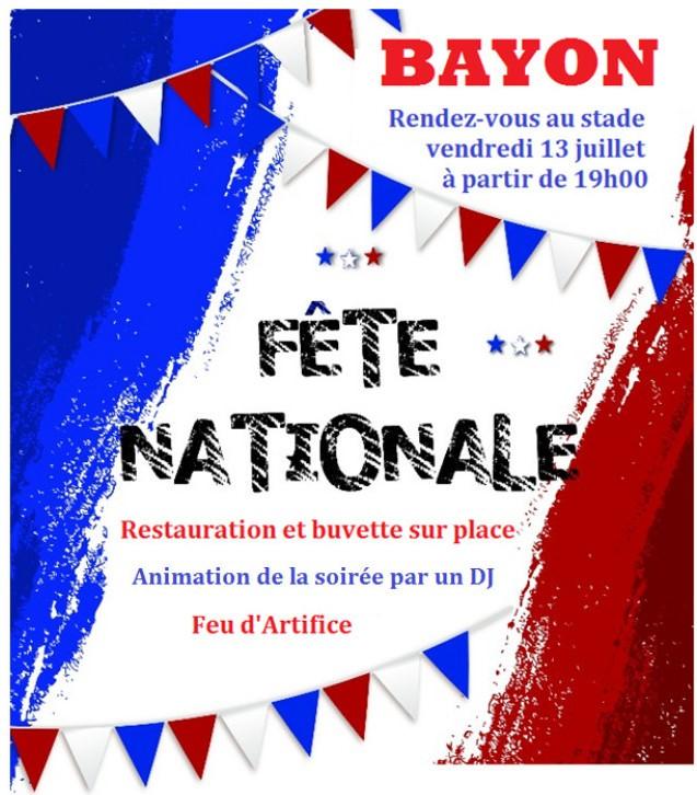 L Hôtel de Ville actuel (rue de la Mairie) Prochain numéro Le prochain numéro trimestriel de «BAYON INFOS» paraîtra début octobre.