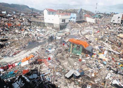 Lundi 11 novembre 2013 / 20minutes.ch Monde 11 La ville côtière de Tacloban a été presque totalement détruite.