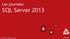 Les journées SQL Server 2013