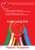 Kraków 7-9.10.2010 Program / Programme