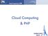 Cloud Computing & PHP
