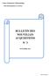 BULLETIN DES NOUVELLES ACQUISITIONS N 3