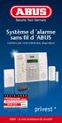 Système d alarme sans fil d ABUS