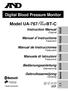 Digital Blood Pressure Monitor. Model UA-767