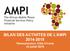 BILAN DES ACTIVITES DE L AMPI 2014-2015 Yamoussoukro, Côte d Ivoire 24 juillet 2015. The African Mobile Phone Financials Services Policy Inititive