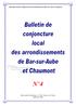 Baromètre local de conjoncture des arrondissements de Bar-sur-Aube et Chaumont  N 4