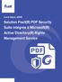 Livre blanc 2015. Solution Foxit(R) PDF Security Suite intégrée à Microsoft(R) Active Directory(R) Rights Management Service