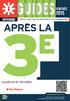 3 E APRES LA RENTRÉE. académie de Versailles TOUTE L'INFO SUR LES MÉTIERS ET LES FORMATIONS. www.onisep.fr/lalibrairie