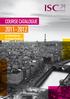 COURSE CATALOGUE 2011-2012. for International Exchange Students