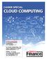 CLOUD COMPUTING CAHIER SPÉCIAL. Cloud computing : la transformation numérique est engagée! p.ii