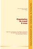 Organisation du travail & stress