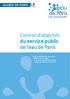 Contrat d objectifs du service public de l eau de Paris