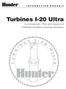 Turbines I-20 Ultra S I 2 N. r T. Les arroseurs des «Pros» pour espaces vert residentiels de petites et moyennes dimensions