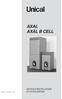 AXAL AXAL B CELL. LIB 0920C - 1 ère édition - 11/97 NOTICE D'INSTALLATION ET D'UTILISATION