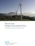 Plan de route Energies renouvelables Suisse. Une analyse visant la valorisation des potentiels d ici 2050