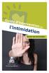 Guide d intervention sur. l intimidation. destiné aux intervenants - 1 -