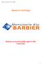 Mémoire technique de la S.A.R.L. Barbier. Mémoire technique. Réponse au marché public/appel d offre concernant