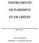 INSTRUMENTS DE PAIEMENT ET DE CRÉDIT