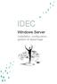 IDEC. Windows Server. Installation, configuration, gestion et dépannage