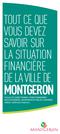 MONTGERON TOUT CE QUE VOUS DEVEZ SAVOIR SUR LA SITUATION FINANCIÈRE DE LA VILLE DE