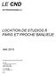 LOCATION DE STUDIOS À PARIS ET PROCHE BANLIEUE