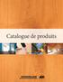 Catalogue de produits