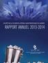 RAPPORT ANNUEL 2013-2014