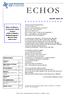 E C H O S. Sommaire. Avril 2014 - Numéro 128